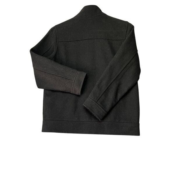 Old Navy Winter Coat Kids M(8) Black Full zipper Wool Blend Regular Standard - Picture 4 of 10